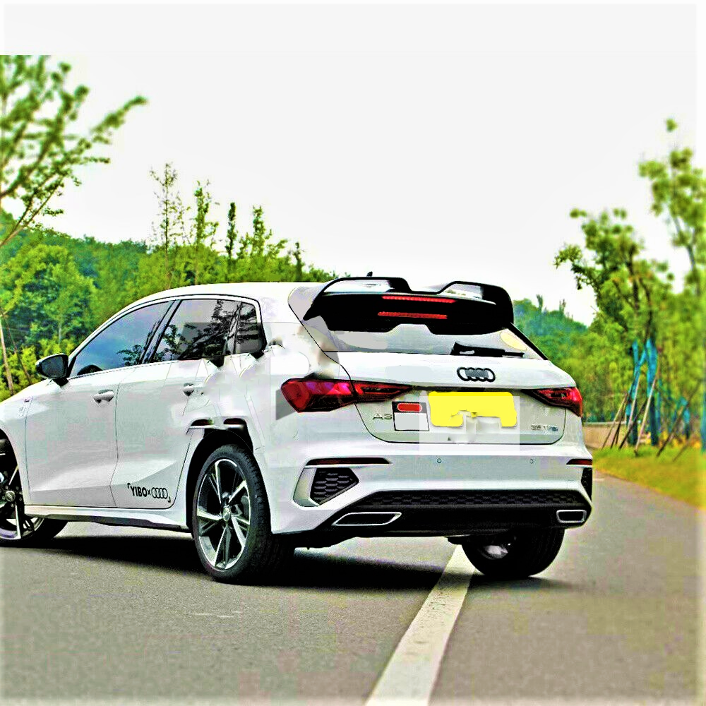 Audi RS3 Look A3 S3 RS3 8Y Sportback 5 Door Carbon Fibre Boot Spoiler 2020 plus