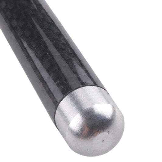 Universal Car Bee-sting Stubby Silver Carbon Fibre Aerial Ariel Arial AMFM 8cm