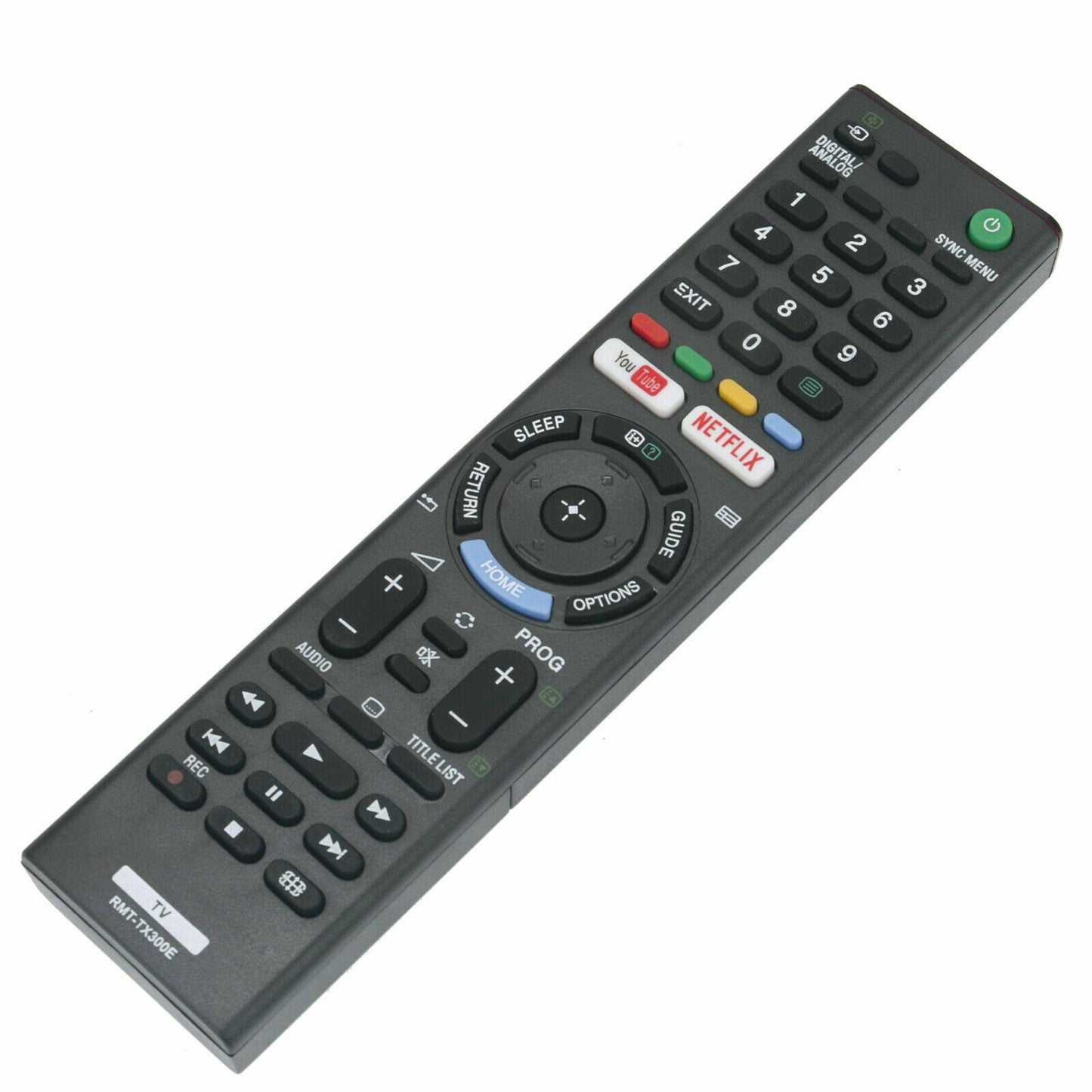 SONY REMOTE CONTROL RMT-TX300E REPLACEMENT BRAVIA TV NETFLIX YOUTUBE BUTTONS