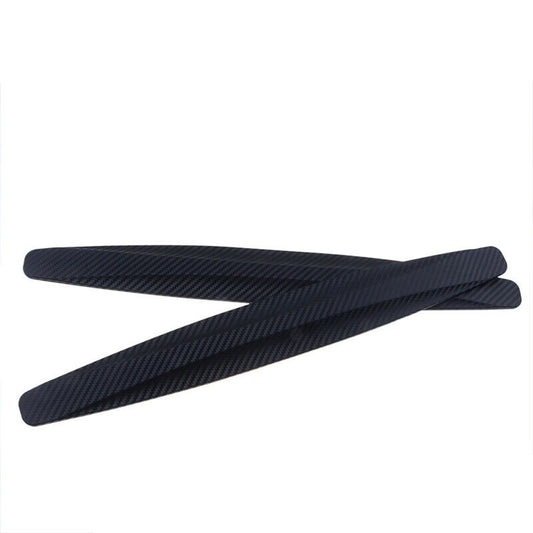 2x Universal Car Carbon Fiber Anti-rub Strip Bumper Body Corner Protector Guard