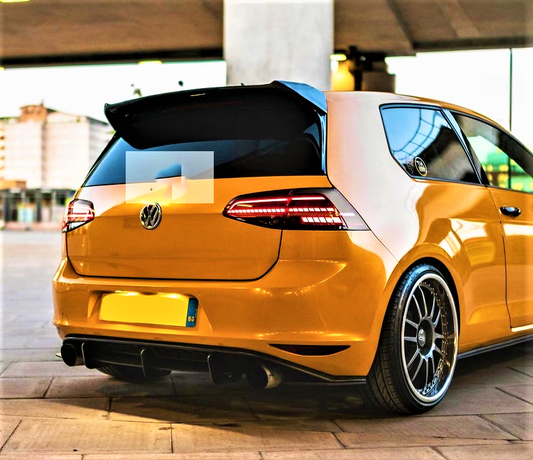 VW Golf R GTI GTD Carbon Fibre Boot Spoiler MK7-MK7.5