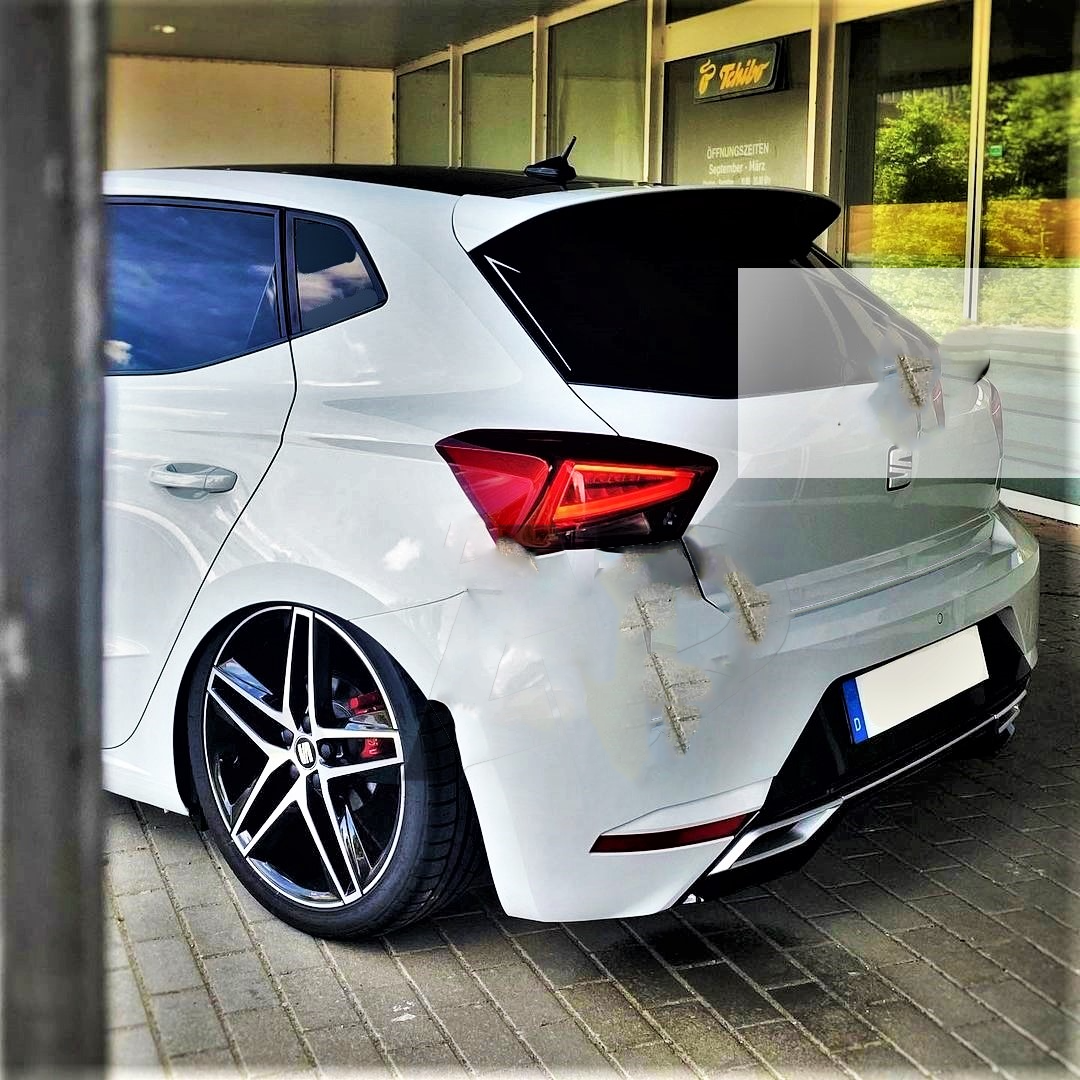 SEAT Ibiza Cupra Look 5dr MK5 6F Carbon Fibre Rear Boot Roof Spoiler 2017-22