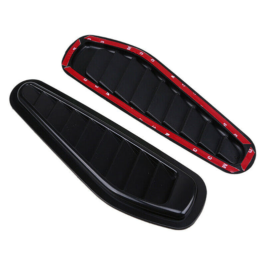 Car Air Flow Intake Scoop Turbo Bonnet Vent Cover Hood Fender Decor Universal h