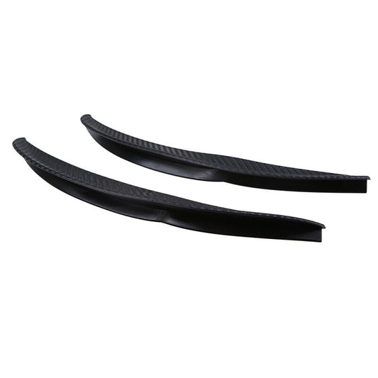 2PCS Car Fender Flare Extension Wheel Eyebrow Trim Protector Lip Strip Universal