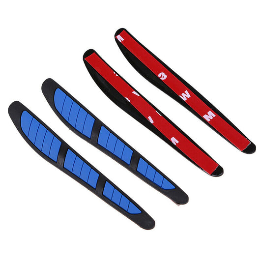 4x Universal Car Door Edge Scratch Anti-collision Protector Guard Strip Blue AE