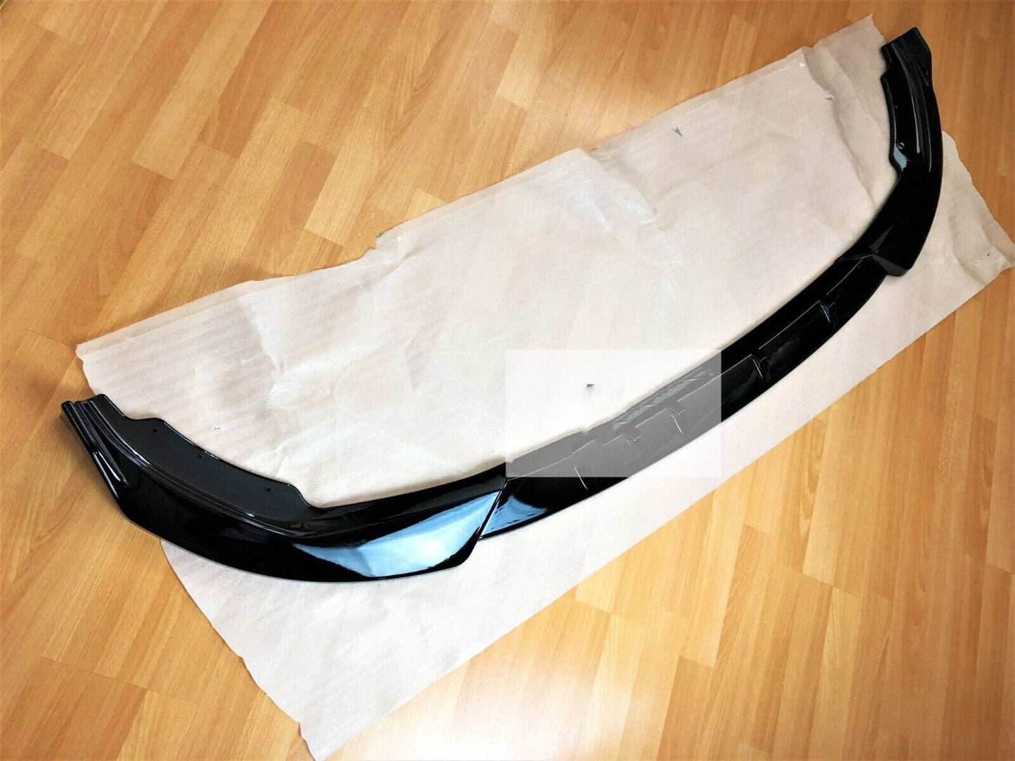 BMW M Sport 3 Series G20 G21 M3 Style Gloss Black Front Splitter Lip 2018 plus