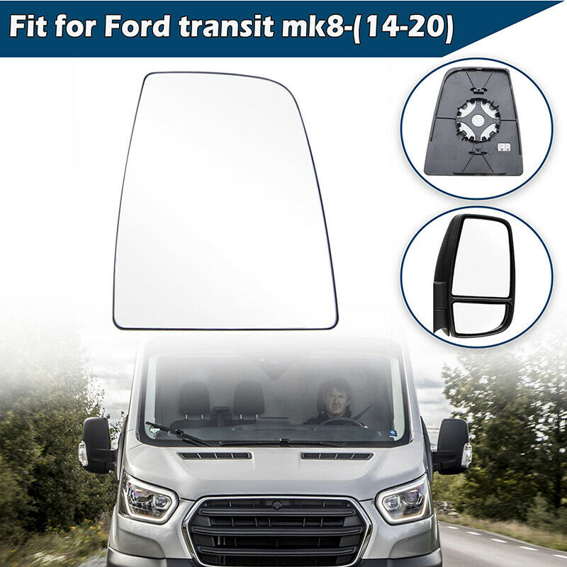 1x Mirror Glass Upper Passenger Right for Ford Transit Van 150 250 350 2015-2019