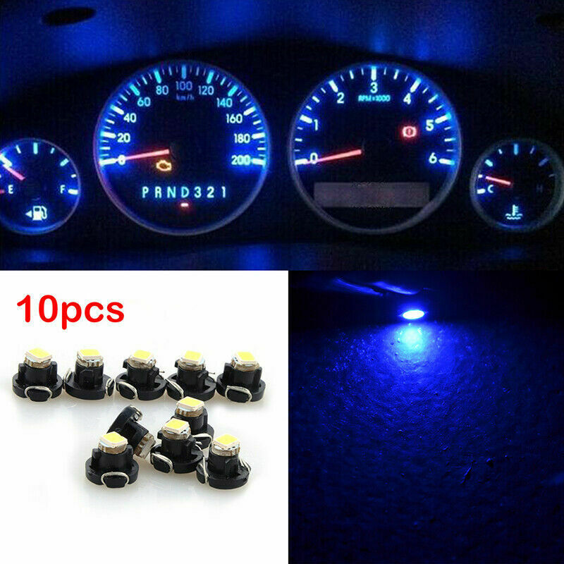 10PCS T3/T4.2/T4.7 Wedge LED Dashboard Lamp Panel Bulb Car Instrument Light UK