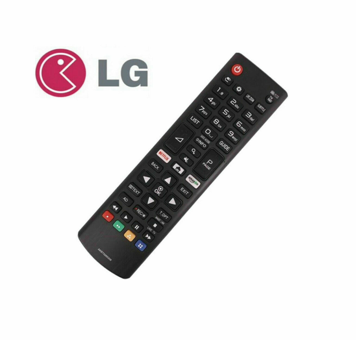 AKB75095308 Remote Control For Led LG TV's with Amazon & Netflix Buttons
