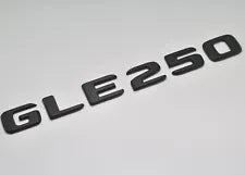 For Mercedes Benz GLE250 Matt Black Rear Boot Trunk Letter Number Badge Emblem