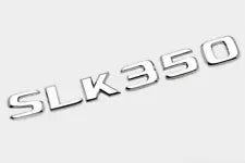 For Mercedes Benz SLK350 Chrome Silver Rear Boot Trunk Letter Number Badge Emblem
