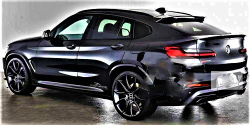 BMW M Sport X4 G02 X4M SUV Gloss Black Rear Roof Spoiler Wing 2018+