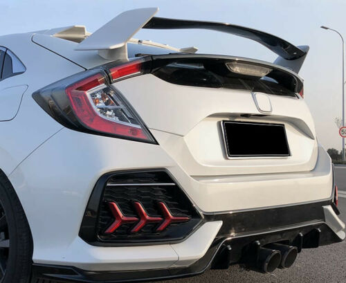 HONDA CIVIC HATCHBACK TR STYLE ROOF SPOILER BOOT LIP HOOD SPOILER 2020 UNPAINTED