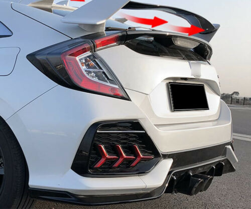 HONDA CIVIC HATCHBACK TR STYLE ROOF SPOILER BOOT LIP HOOD SPOILER 2020 UNPAINTED