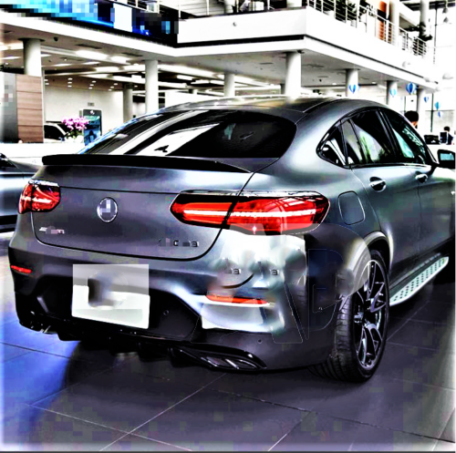 Mercedes GLC Class Coupe GLC63 AMG Style C253 Gloss Black Rear Spoiler 2015 +