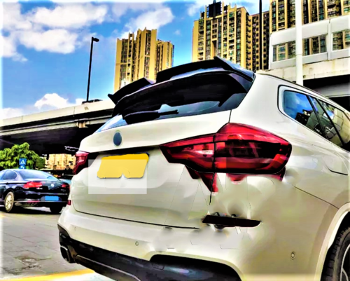 BMW M Sport X3 G01 X3M SUV Gloss Black Rear Roof Spoiler 2017+