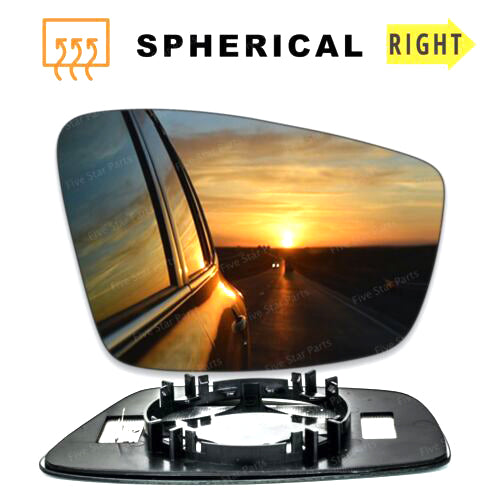 VW UP Right Driver wing mirror glass 2011-2022 door side Heated