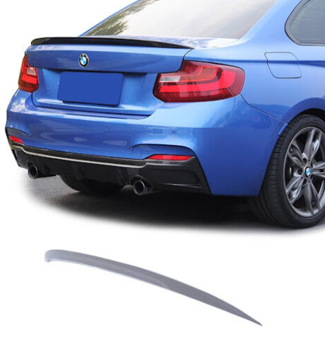 BMW 2 series F22 F87 M2 M performance style rear boot lip spoiler unpainted UK