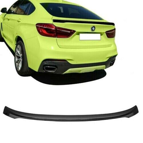 BMW X6 F16 & X6M F86 M performance boot trunk lip spoiler gloss black plastic UK