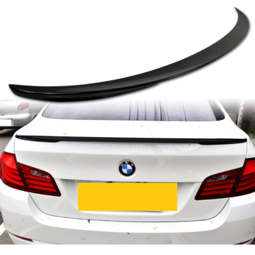 BMW F10 & M5 SALOON 4 DR M SPORT PERFORMANCE BOOT TRUNK LIP SPOILER GLOSS BLACK