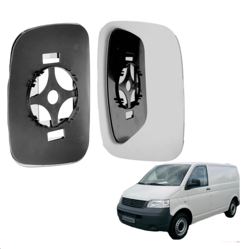 Right Driver side Wing mirror glass for VW Transporter Caravelle T5 2003-09