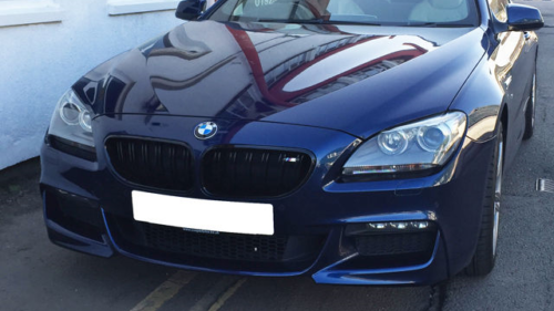 BMW F12 F13 F06 & M6 2dr & GC matte black kidney grille grilles double spoke