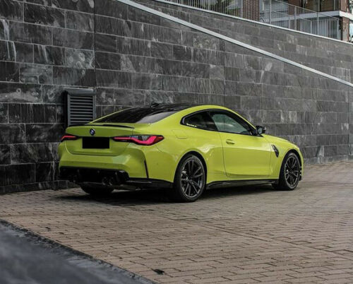 BMW 4 SERIES G22 G82 M4 BOOT SPOILER TRUNK LIP CARBON LOOK 2020 ONWARDS