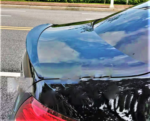 Mercedes E Class E63S AMG Style W213 Gloss Black Boot Lip Spoiler 2016-20