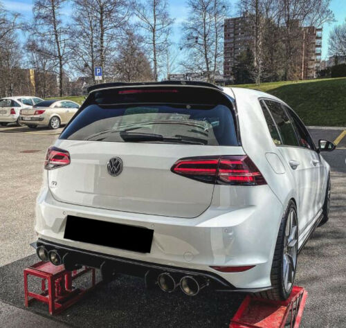 FOR VW GOLF MK6 MK7 VI VII GLOSS BLACK ROOF SPOILER WING LIP O STYLE OEM FIT