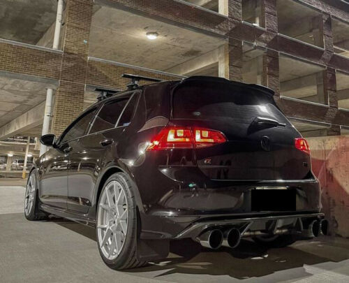 FOR VW GOLF MK6 MK7 VI VII GLOSS BLACK ROOF SPOILER WING LIP O STYLE OEM FIT