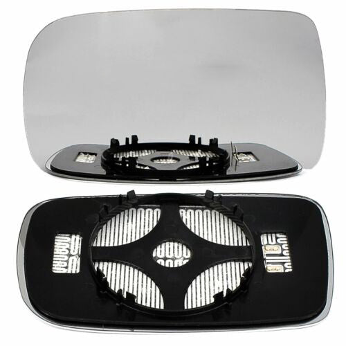 Left passenger side wing mirror glass for Toyota Yaris 1999-2005 heated