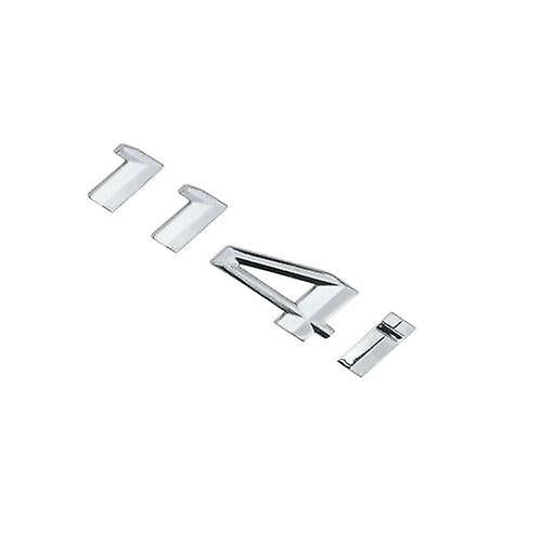 BMW 114i Badge Emblem Letter 1 Series Rear Boot Lid Trunk Chrome Silver