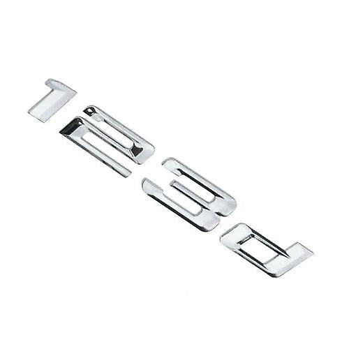 BMW 1 Series 123d Rear Chrome Silver Letter Number Badge Emblem for Boot Lid Trunk