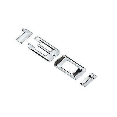 BMW 130i Badge Emblem Letter 1 Series Rear Boot Lid Trunk Chrome Silver