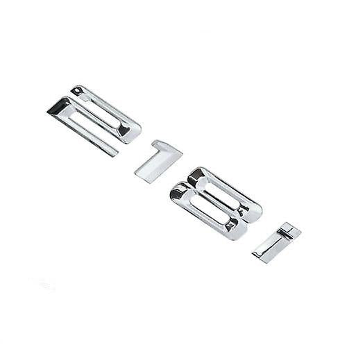BMW 218i Badge Emblem Letter 2 Series Rear Boot Lid Trunk Chrome Silver