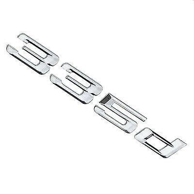 BMW 3 Series 335d Rear Chrome Silver Letter Number Badge Emblem for Boot Lid Trunk