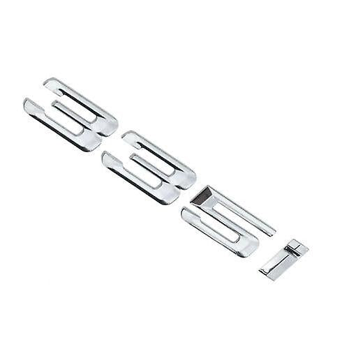 BMW 3 Series 335i Rear Chrome Silver Letter Number Badge Emblem for Boot Lid Trunk