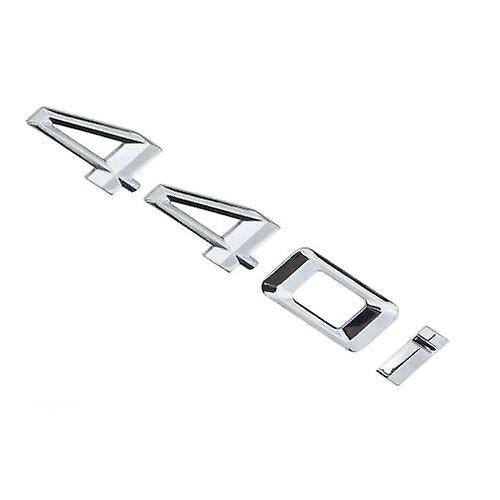 BMW 440i Badge Emblem Letter 4 Series Rear Boot Lid Trunk Chrome Silver
