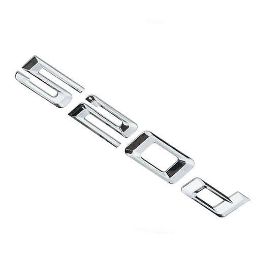 BMW 5 Series 520d Rear Chrome Silver Letter Number Badge Emblem for Boot Lid Trunk
