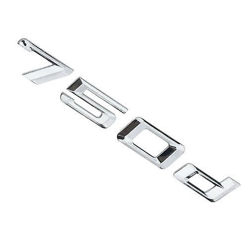 BMW 7 Series 750d Rear Chrome Silver Letter Number Badge Emblem for Boot Lid Trunk