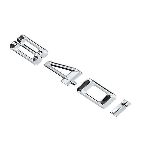 BMW 840i Badge Emblem Letter 8 Series Rear Boot Lid Trunk Chrome Silver