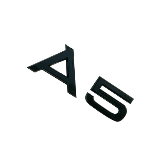 Audi A5 Rear Matte Black Lettering for Boot Lid Trunk Badge Emblem Matt