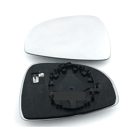 for R8 2007 to 2012 Wing Mirror Glass With Heated Base LEFT HAND UK Passenger Side Door