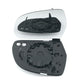 for Audi A6 2008 to 2010 Wing Mirror Glass Heated With Base LEFT HAND UK Passenger Side Door