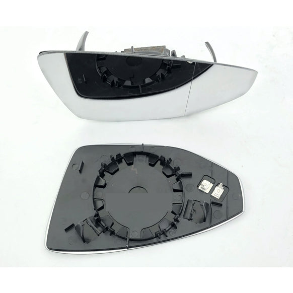 for Audi A6 2018 to 2020 Wing Mirror Glass Heated With Base RIGHT HAND UK Driver Side Door