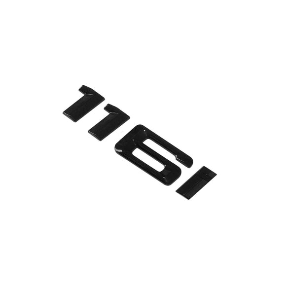 BMW 116i Badge Emblem Letter 1 Series Rear Boot Lid Trunk Gloss Black