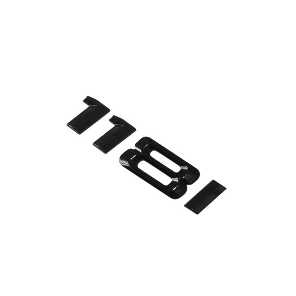 BMW 118i Badge Emblem Letter 1 Series Rear Boot Lid Trunk Gloss Black