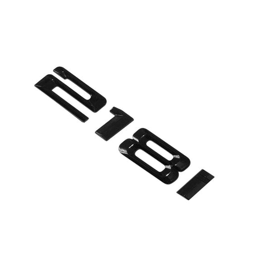 BMW 218i Badge Emblem Letter 2 Series Rear Boot Lid Trunk Gloss Black