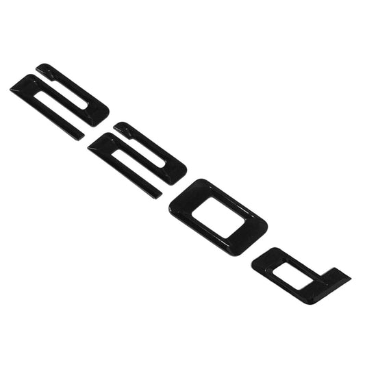 BMW 2 Series 220d Rear Gloss Black Letter Number Badge Emblem for Boot Lid Trunk