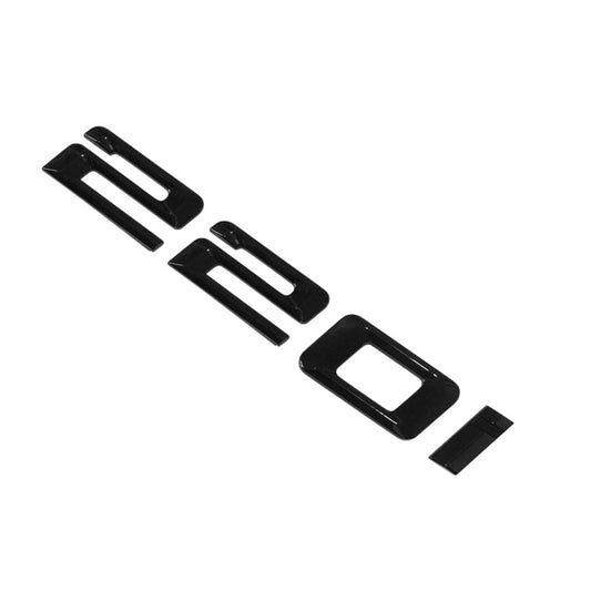 BMW 2 Series 220i Rear Gloss Black Letter Number Badge Emblem for Boot Lid Trunk